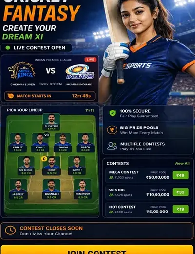 Pb777 (pb 777) fantasy cricket & matchday visual 3